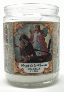 Guardian Angel Prayer Candle 3.25 Inch - Front