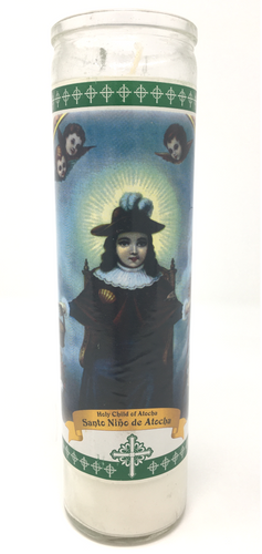Holy Child Of Atocha Prayer Candle - Front