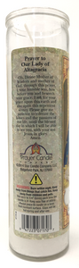Our Lady of Altagracia Prayer Candle - English Prayer