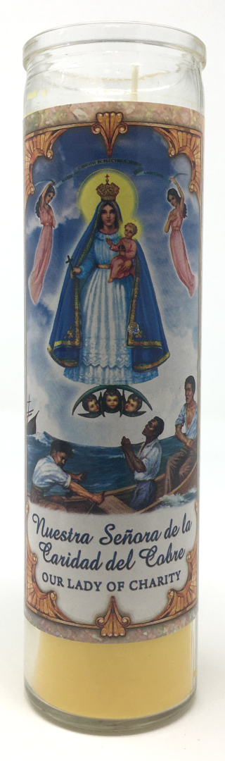 Our Lady of Charity Prayer Candle - Front
