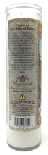 Load image into Gallery viewer, Our Lady of Fatima Prayer Candle - English Prayer
