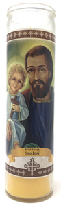 Saint Joseph Prayer Candle - Front