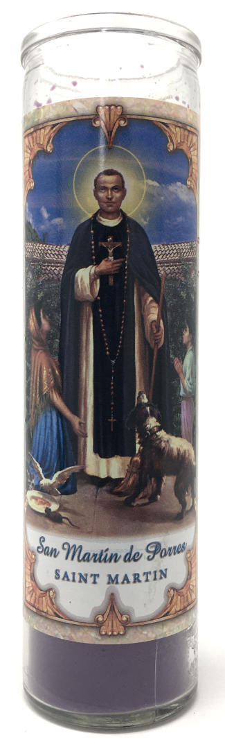 Saint Martin Prayer Candle - Front