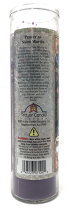 Saint Martin Prayer Candle - English Prayer